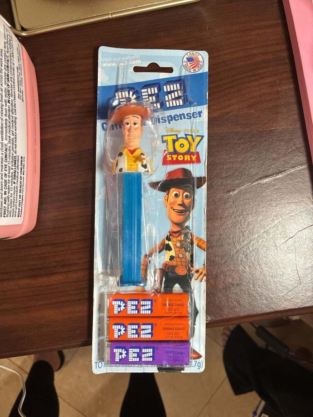 2009 Disney Pixar Toy Story Woody PEZ Candy & Dispenser